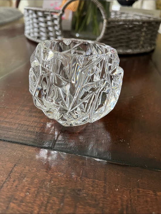 Tiffany & Co. Other - Tiffany & Co. Rock Cut Crystal Candle Votive Holder